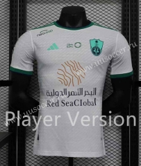 Player Version 2023-2024 Al-Ahli Saudi White Thailand Soccer Jersey AAA-888