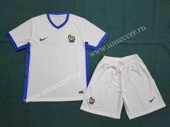 2024-2025 France Away White Soccer Uniform-6748