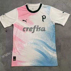 (S-4XL) 2023-2024 SE Palmeiras Special Version Pink&White Thailand Soccer Jersey AAA-5177