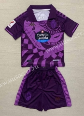 2023-24 Real Valladolid Away Purple Soccer Uniform-AY