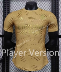 Player Version 23-24 Real Madrid Special Version Golden White Thailand Soccer Jersey AAA-888