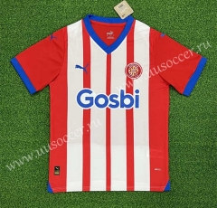 (S-4XL) 2023-2024 Girona FC Home Red&White Thailand Soccer Jesrey AAA-403
