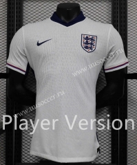 Player version 2023-24  England Home White Thailand Soccer Jersey AAA-888