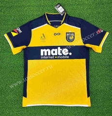 (S-4XL) 23-24 Central Coast Mariners Yellow Thailand Soccer Jersey AAA-403