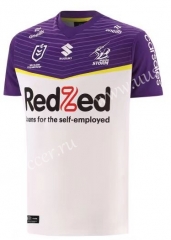（s-5xl）2023-24 Melbourne Away White&Purple  Rugby Shirts