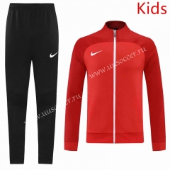 23-2024 Nike Red Thailand Kids/Youth Soccer Jacket Uniform-LH