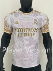 Player Version 2023-24 Special Version Real Madrid Dragon Design White Thailand Soccer Jersey AAA-416