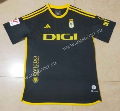2023-2024 Real Oviedo 2nd Away Black Thailand Soccer Jersey AAA-7T