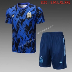 2023-24 Argentina Blue  Thailand Soccer Uniform-815