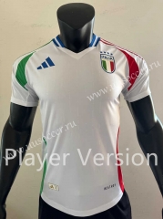 Player Version 23-24 Italy White Thailand Soccer Jersey AAA-SJ