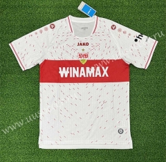 (S-4XL) 23-24 VfB Stuttgart Home White&Red Thailand Soccer Jersey AAA-403