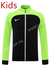 23-24 Nike Cai Black &Green Thailand Kids/Youth Soccer Jacket-LH