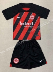 2023-24 Eintracht Frankfurt Home Red&Black Soccer Uniform-AY