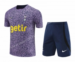 2023-24Tottenham Hotspur  Purple Soccer uniform-418