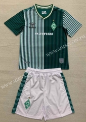 23-24 Werder Bremen Home Green Soccer Uniform-AY