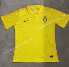 2023-2024 Al-Nassr FC Yellow Thailand Polo Shirt-2044