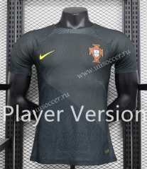 Player Version 2023-2024  Portugal Black Thailand Soccer Jersey AAA-888
