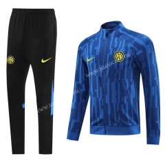 2023-2024 Inter Milan Blue Thailand Soccer Jacket Uniform -LH