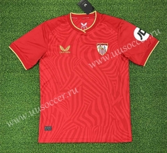 (S-4XL) 2023-24 Sevilla Away Red Thailand Soccer Jersey AAA-403