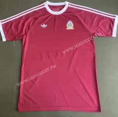 Retro Version1985 Mexico Red Thailand Soccer Jersey AAA-2044