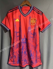 23-24 Spain City Version Red Thailand Soccer Jersey AAA-9171