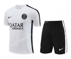 2023-24 Paris SG  White Thailand Soccer  Uniform-418
