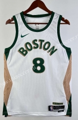 2024 City Edition Boston Celtics White #8 NBA Jersey-311
