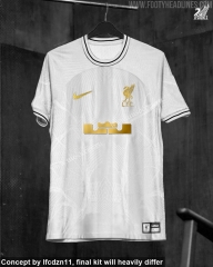 2023-2024 Jointly-Designed Liverpool White Thailand Soccer Jersey AAA