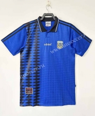 1994 Argentina Away  Blue Thailand Soccer Jersey AAA-811