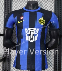 Player Version 23-24 special edition version Inter Milan  Blue&Black Thailand Soccer Jersey AAA-888