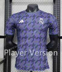 Player version2023-24  Real Madrid Purple Thailand Soccer Training Jersey-888