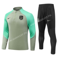 (S-3XL) 2023-2024 Atletico Madrid Green Thailand Soccer Tracksuit-GDP