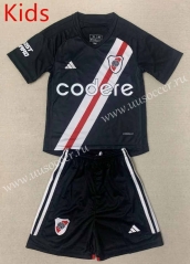 2023-2024 CA River Plate Special Version Black Kids/Youth Soccer Uniform-AY