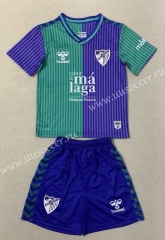 23-24 SS Málaga CF  Away Blue&Green Soccer Uniform-AY
