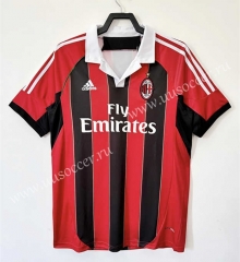 Retro Version 12-13 AC Milan Home Red&Black Thailand Soccer Jersey AAA-811