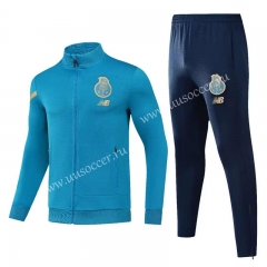 2023-2024 Porto Blue Thailand Soccer Jacket Uniform-HR