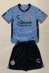 2023-2024 Club Tijuana Away Blue Soccer Uniform-AY