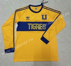 2023-2024 Tigres UANL Yellow LS Thailand Soccer Jersey AAA-422