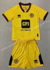 2023-2024 Sheffield United Away Yellow Soccer Uniform-AY