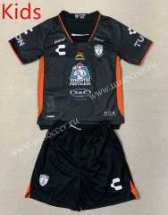 2023-2024 Pachuca Away Black Kids/Youth Soccer Uniform-AY