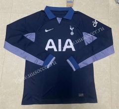 2023-2024 Tottenham Hotspur Away Royal Blue LS Thailand Soccer Jersey AAA-422