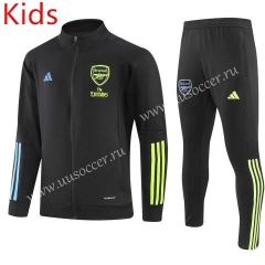 2023-2024 Arsenal Black Kids/Youth Soccer Jacket Uniform-GDP