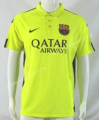 Retro Version 2014-2015 Barcelona 2nd Away Fluorescent Thailand Soccer Jersey AAA-503