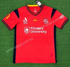 (S-4XL) 23-24 Adelaide United Red Thailand Soccer Jersey AAA-403