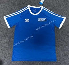 （s-4xl）Retro Version Italy Blue Thailand Soccer Jersey AAA-3066