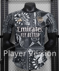 Player Version 2023-2024 Arsenal Black Thailand Soccer Jersey AAA-888