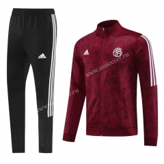2023-2024 Bayern München Date Red Thailand Soccer Jacket Uniform-LH