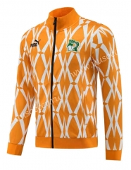 2023-2024 Ivory Coast Orange Thailand Soccer Jacket -LH