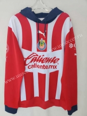 2023-2024 Guadalajara Red&White Thailand Soccer Tracksuit With Hat-912