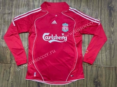 Retro Version 2006-2007 Liverpool Red LS Thailand Soccer Jersey AAA-SL